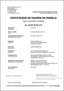 600xAPplus-CR171-optimus-UNE-EN-61672-approval-certificate